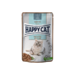 طعام رطب للقطط من هابي كات للعناية بالبشرة والفرو 85 جرام