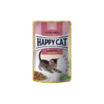 طعام رطب للقطط الصغيرة من هابي كات بنكهة الدجاج 85 جرام