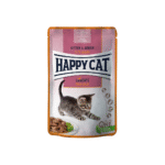 طعام رطب للقطط الصغيرة من هابي كات بنكهة البط 85 جرام