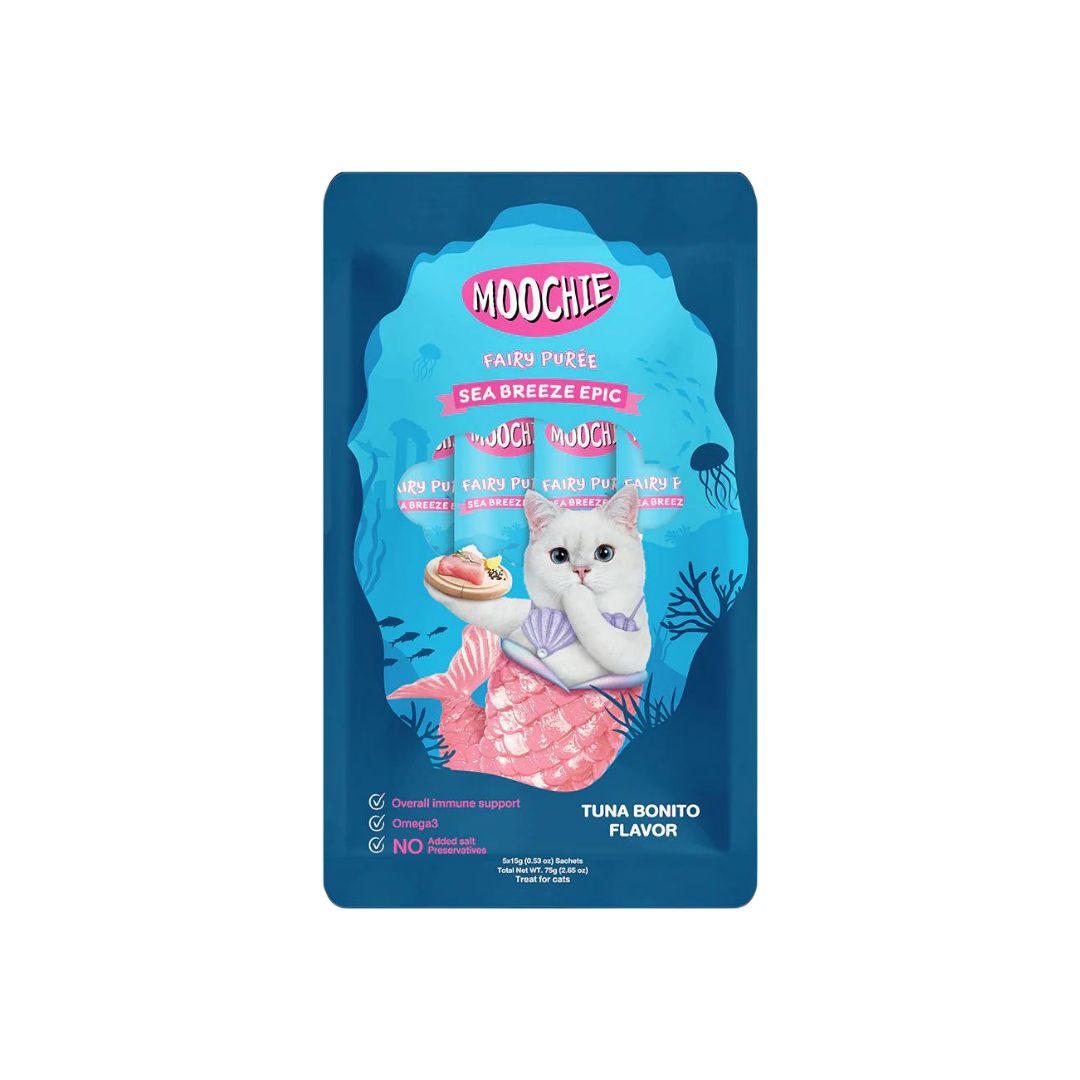 Treats & vitamin website - 28 موتشي مكافآت 5 قطع بنكهة التونة والبونيتو - الصورة 1