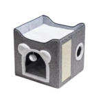 Square Hard Shell Bed with dangling toy