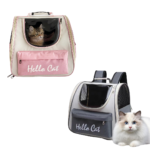 Soft Shell Cat Carrier Pink and Grey
