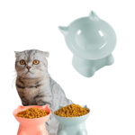 Cat Shaped Cute Cat Bowl Plastic