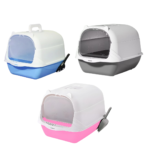 Cat litter box closed cat ears