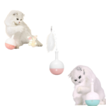 Cat electric toy with treats dispenser