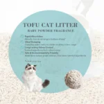 Bioline tofu cat litter baby powder fragrance 7 L - Image 3