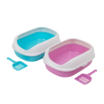 Pado cat litter tray curved top