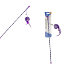 Duvo playing rod catchy glitter ball purple