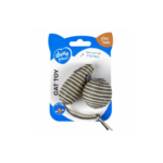 Duvo + Rope mouse & ball grey 2pcs