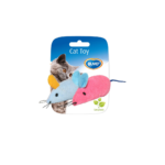 Duvo Assortment of mice blue/pink 2pcs