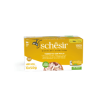 Schesir Complete Cat Food in Jelly Tuna with Chicken (6×50g)