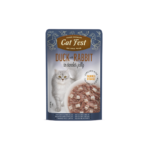 Cat fest wet food tender jelly Duck with rabbit 70 grm