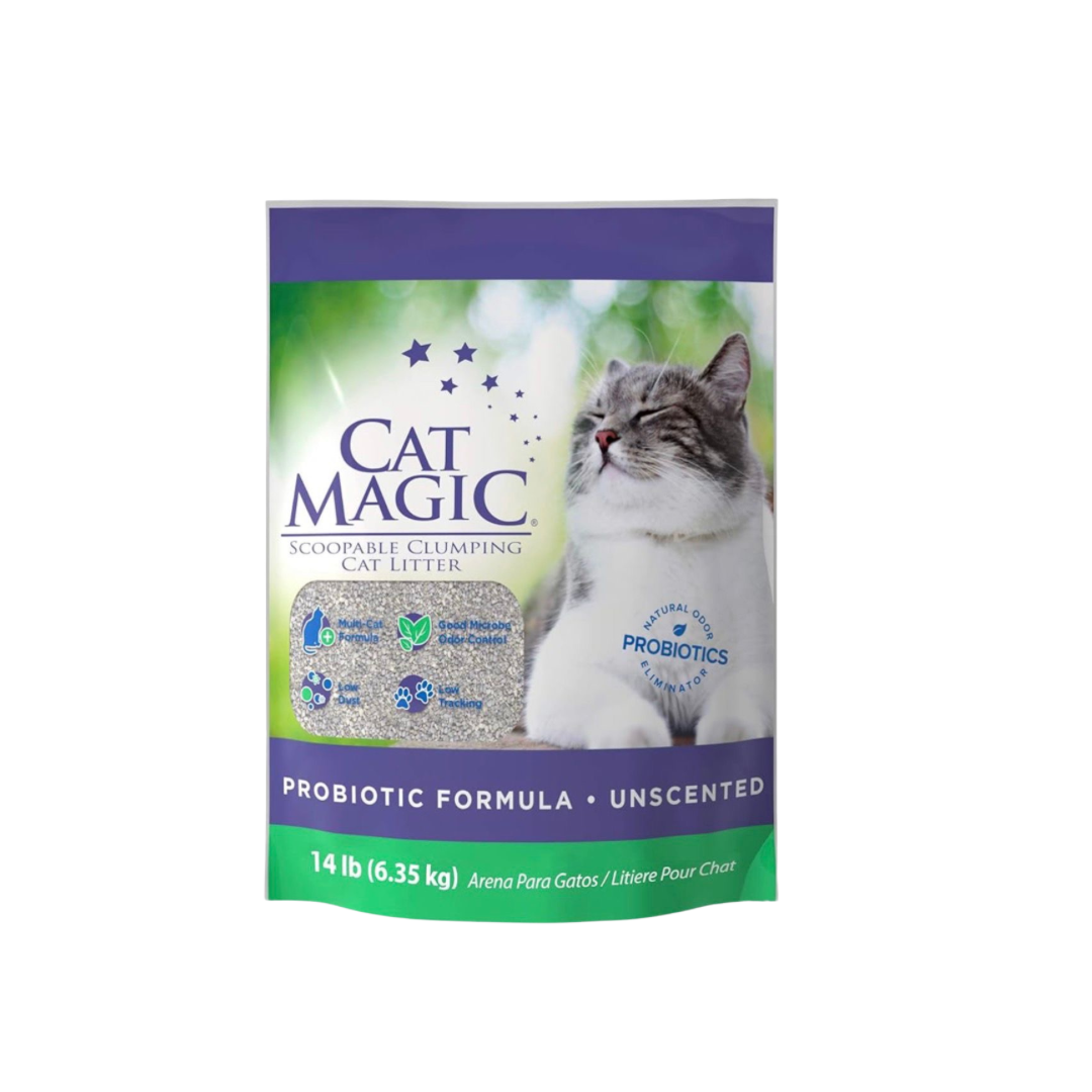 Clumping litter website - 56 إنترساند كات ماجيك رمل قطط غير معطر 6.35 كيلو - الصورة 1