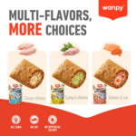 Wanpy Crunchy Pocket Catnip & Chicken Recipe 60 g - Image 3