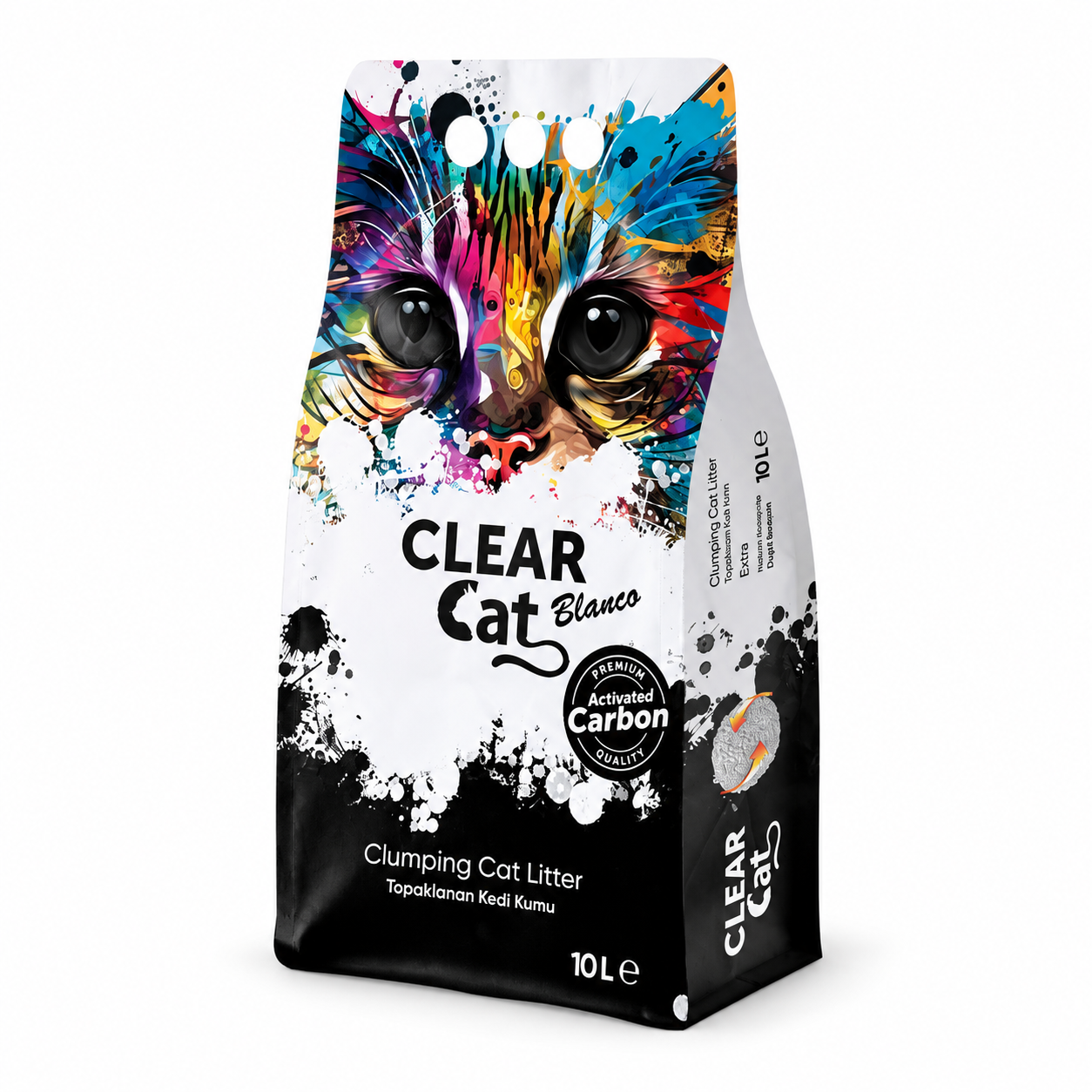 116CDFD5-28B1-4315-835F-CDD5CE6B4793 Clear Cat Activated Carbon Cat Litter 10L - Image 1
